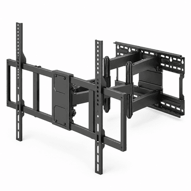 Angle View of SH 126P Full Motion Double Arm TV Wall Mount
