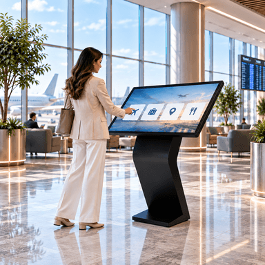 SH 32IRP Podium Touch Screen Scenery Image