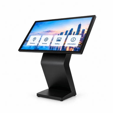 Side View of SH 43IRP Podium Touch Screen