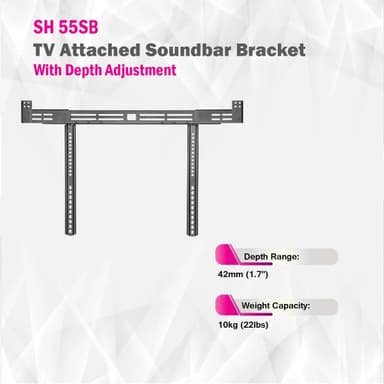 SH 55SB wall mount package contents