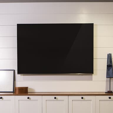 SH 64F fixed TV bracket installed on a wall