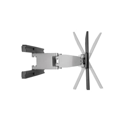 Side Profile of SH 666P Full Motion Double Arm TV Wall Mount