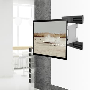 SH 666P Full Motion Double Arm TV Mount Scenery Image