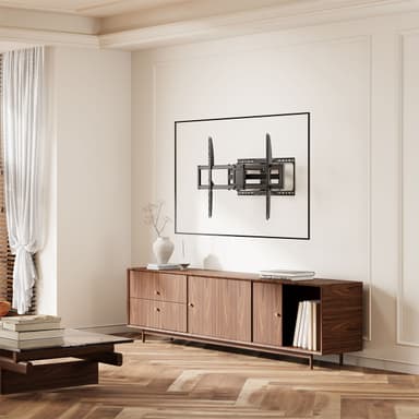 SH 940P Full Motion Double Arm TV Bracket Scenery Image