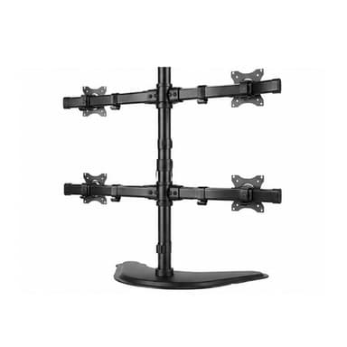 Back View of SH T048 Articulating Quad Monitor Arm