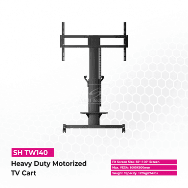 SH TW140 Motorized TV Cart Writeup Image