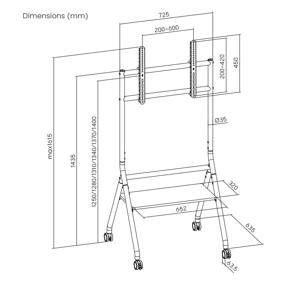 TV Cart or Trolley