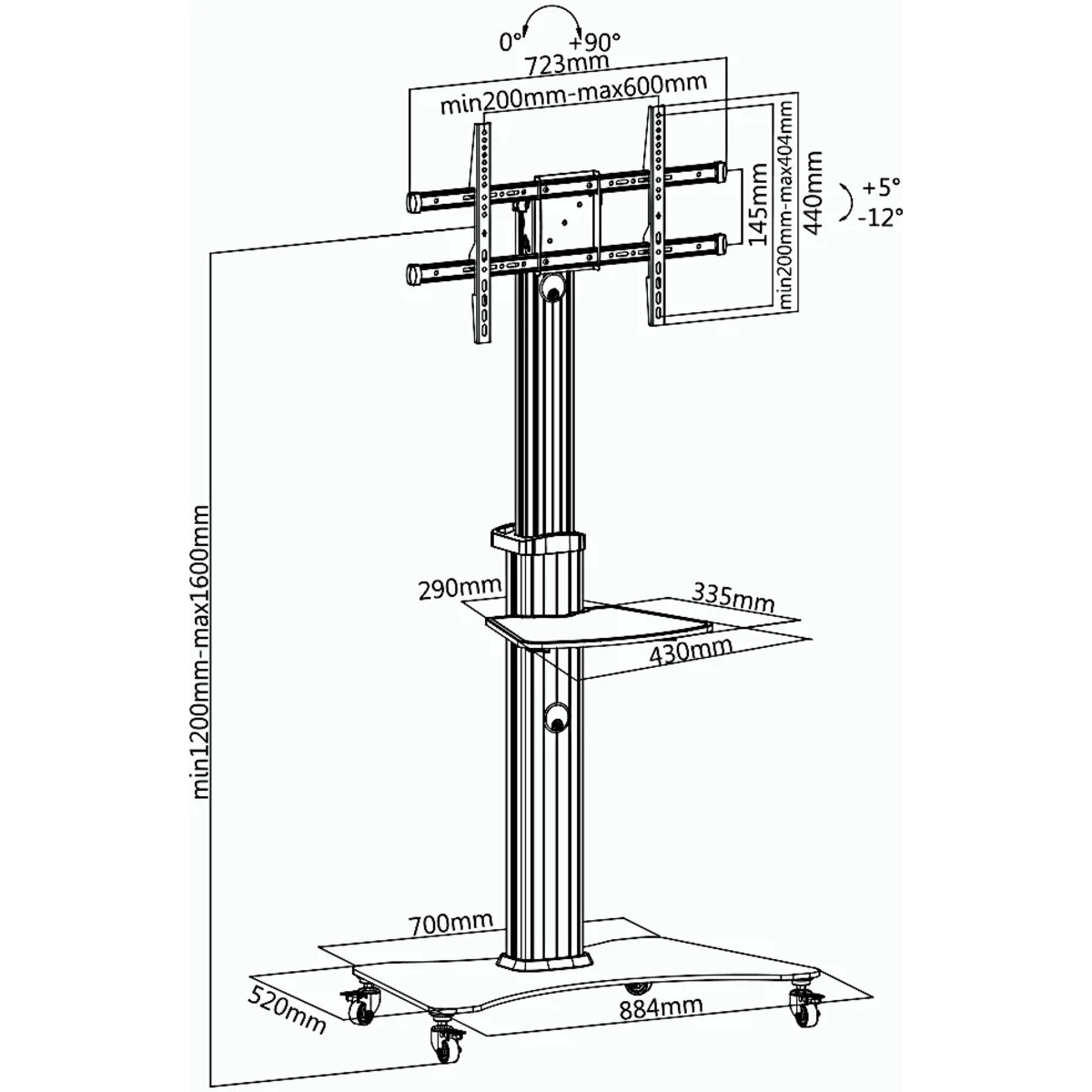 TV Cart or Trolley