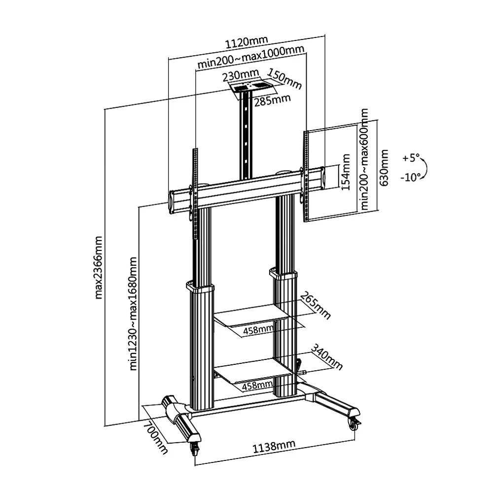 TV Cart or Trolley
