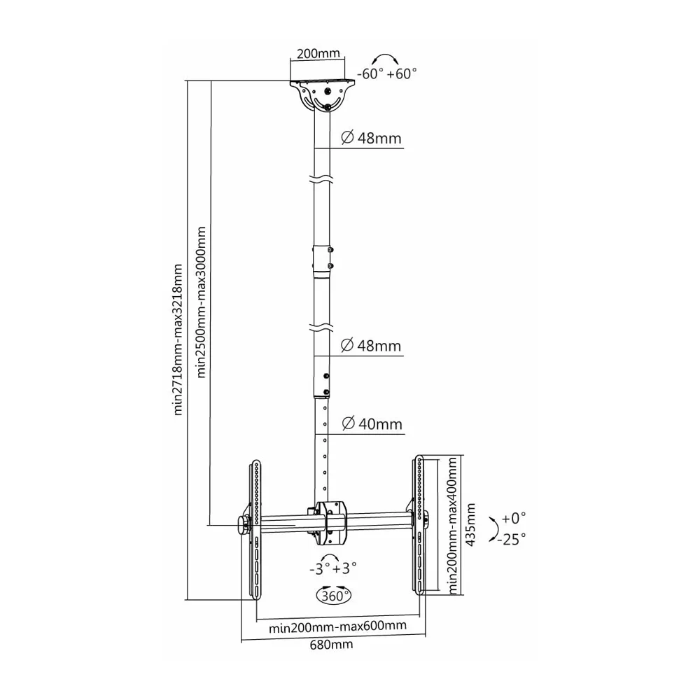 Ceiling mount