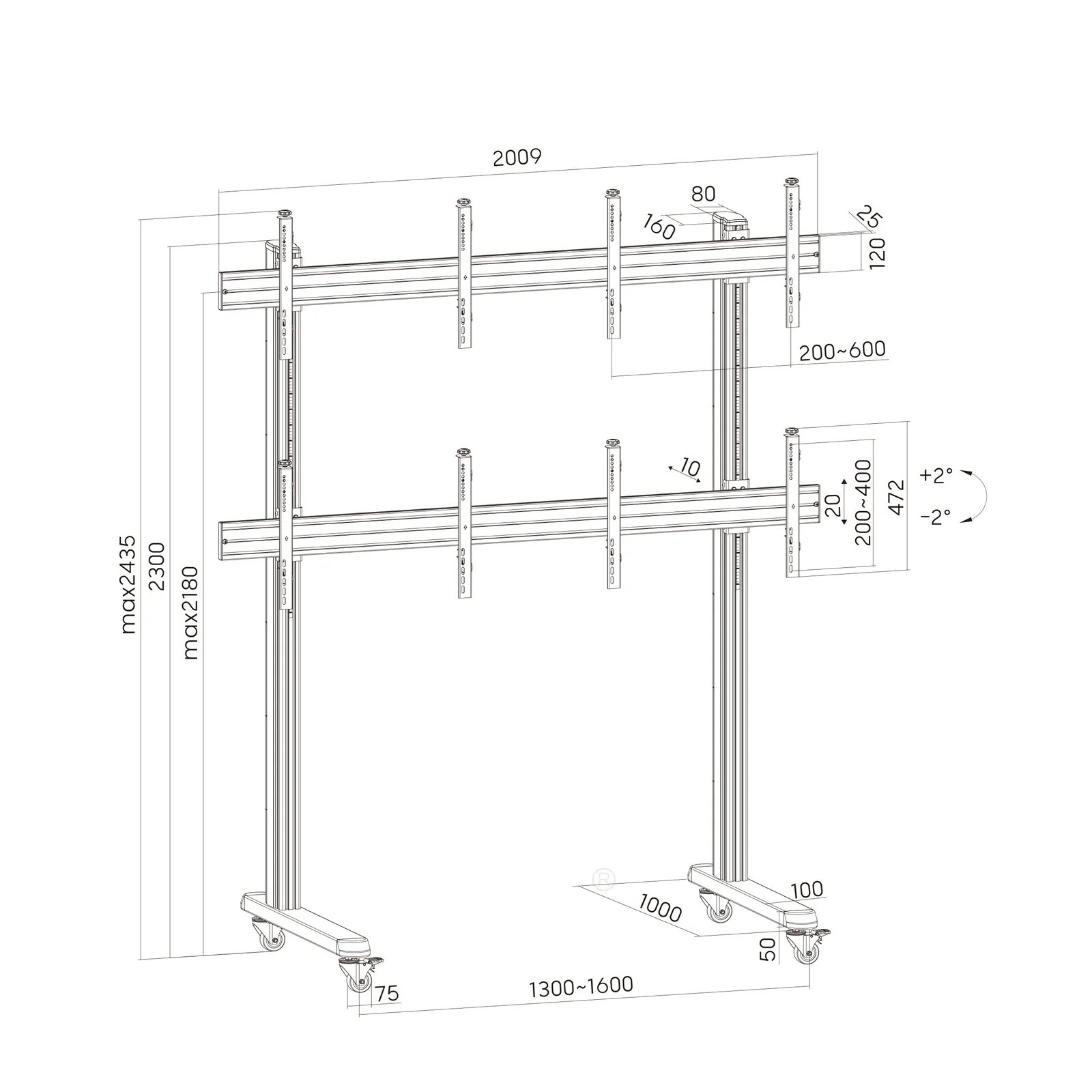 VIDEO WALL- MOUNTS