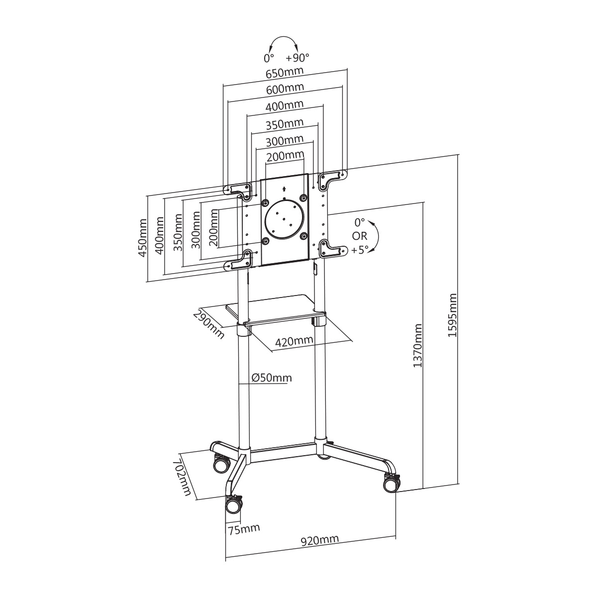 tv cart-or trolley
