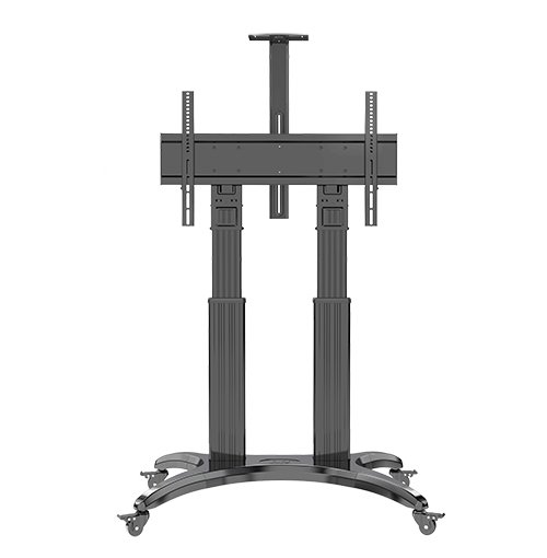 Large Telescopic Height Adjustable Professional TV Trolley Stand