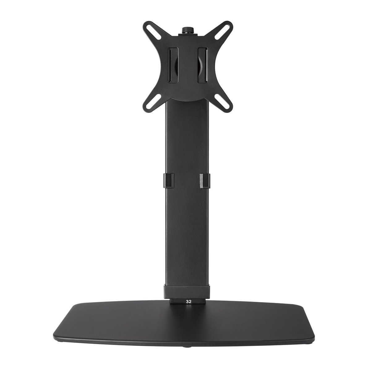 Free-Standing Vertical Lift Steel Monitor Mount Stand
